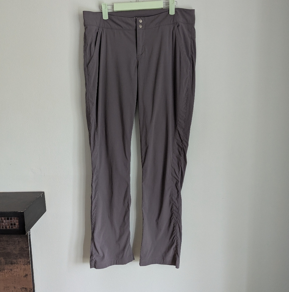 Columbia Sportswear Womens 12 Gray Omni Shield Advanced Repellency Hiking Pants